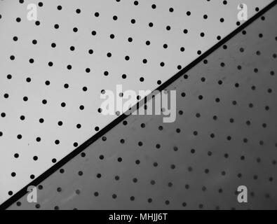 Motif, points de polka dans les triangles. (Réflexion) Banque D'Images