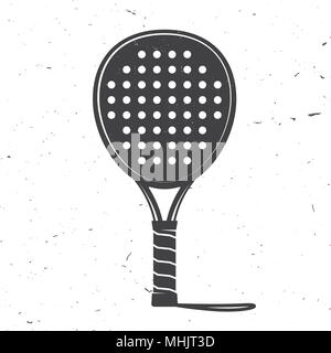 Raquette de tennis Padel icône. Vector illustration. Illustration de Vecteur