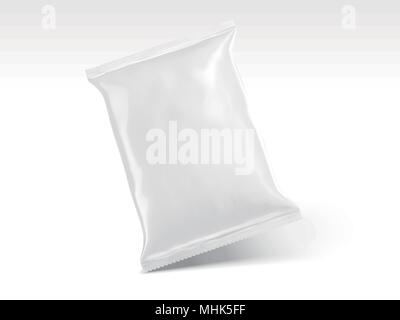 Puce vierge dans la conception de l'emballage 3d illustration isolé sur fond blanc Illustration de Vecteur