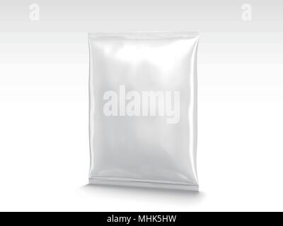 Puce vierge dans la conception de l'emballage 3d illustration isolé sur fond blanc Illustration de Vecteur