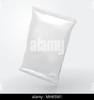 Puce vierge dans la conception de l'emballage 3d illustration isolé sur fond blanc Illustration de Vecteur