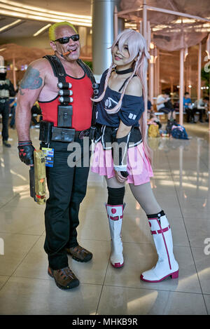 Comic con fille et Cosplay homme Bangkok Thaïlande Asie du Sud-est Banque D'Images