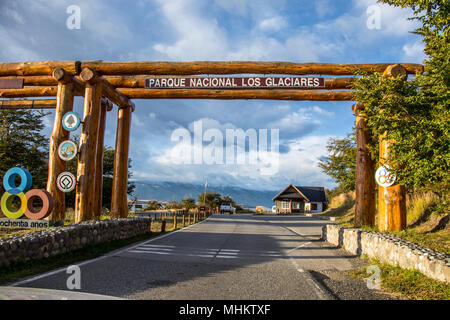 Parque Nacional Los Glaciares, Argentine Banque D'Images