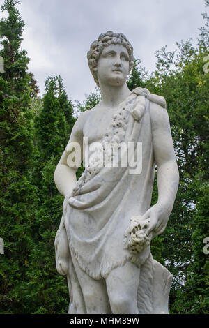 Visitez la ville historique de New Bern, Caroline du Nord et d'apprendre l'histoire du sud. Des statues dans le jardin, de canons sur le périmètre. C'est un pas en arrière dans le temps Banque D'Images