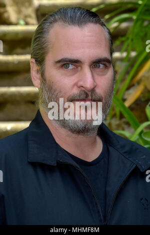 L'Italie, Rome, 27 avril 2018 : Acteur Joaquin Phoenix assister à la photocall du film 'une belle journée' à Rome Photo © Fabio Mazzarella/Sintesi/Ala Banque D'Images