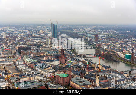 Vue de Francfort am Main - Hesse, Allemagne Banque D'Images