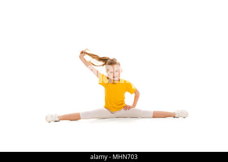 Les enfants de l'école de danse, ballet, hip hop, street, funky et danseurs modernes Banque D'Images