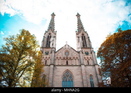 Cathédrale en automne , Allemagne Banque D'Images