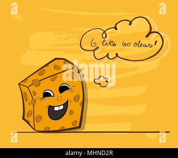 J'aimerais nettoyer Illustration de Vecteur