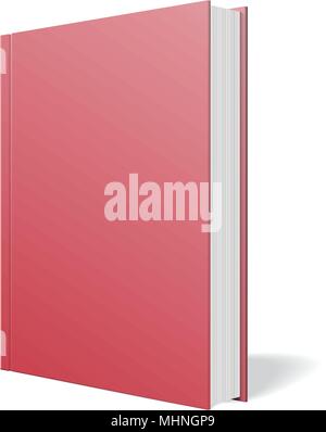 Vecteur permanent livre rouge sur fond blanc illustration. Illustration de Vecteur
