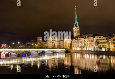 La vieille ville de Zurich, Suisse Banque D'Images