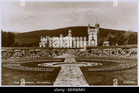 The Gardens, château de Balmoral, Écosse Banque D'Images