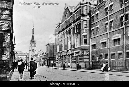 Rochester Row police Station, Westminster, SW London Banque D'Images