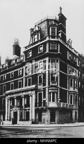 Trinity College of Music, Londres, Mandeville Place. Date : vers 1922 Banque D'Images