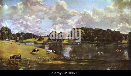 Parc Wivenhoe, Essex, par John Constable Banque D'Images