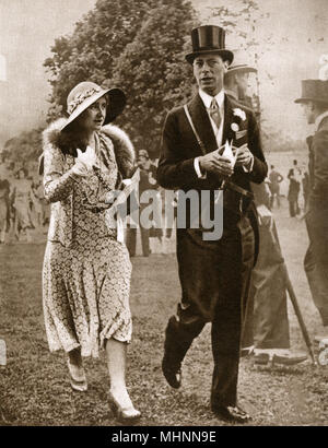 Duc et duchesse de York à Royal Ascot Banque D'Images