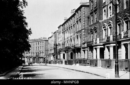 Oakley Square, Camden, NW London Banque D'Images