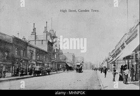 High Street, Camden Town, NW London Banque D'Images