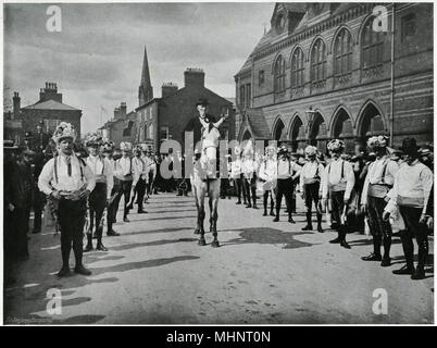 Knutsford, Cheshire, Royal May Day Festival 1902 Banque D'Images