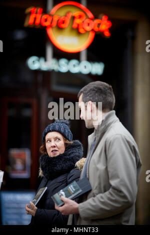 Glasgow en Ecosse, témoin de Jéhovah Banque D'Images