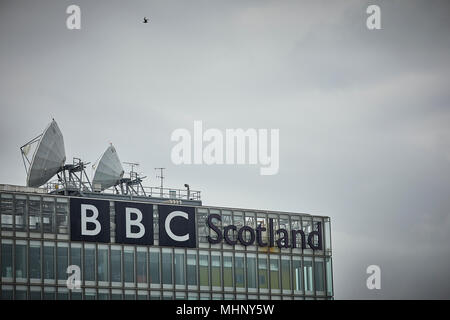 Glasgow en Ecosse, BBC Scotland sur le Clyde Banque D'Images