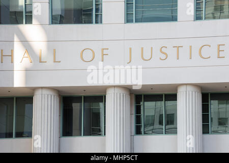 San Diego salle de justice détails de construction Banque D'Images