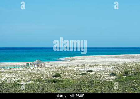 Cabo Pulmo Basse Californie paysage panoramique du parc national de sable et mer Banque D'Images