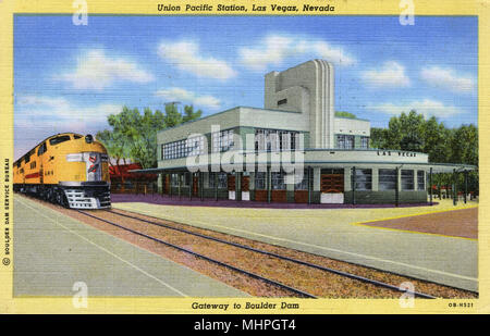 Union Pacific Station, Las Vegas, Nevada, États-Unis Banque D'Images