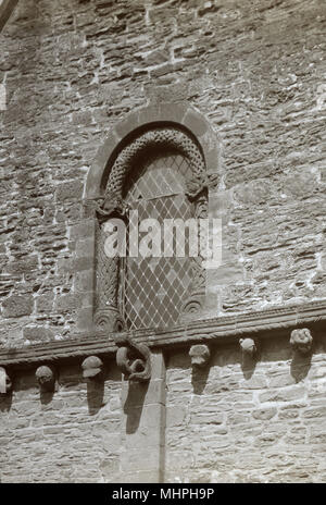 Eglise de St Mary et St David, Kilpeck, Herefordshire Banque D'Images