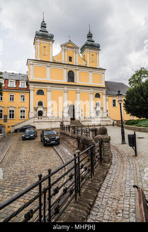 Église des franciscains, à Poznan. Pologne Banque D'Images