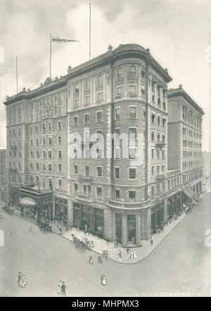 TORONTO. King Edward Hotel - King Street, East 1900 ancienne imprimer photo Banque D'Images