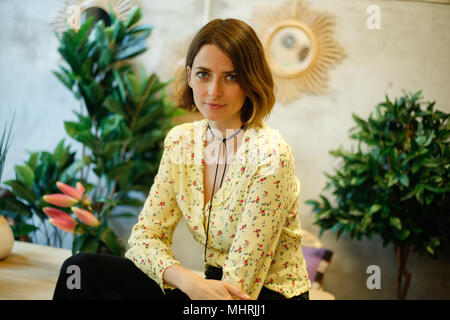 Berlin, Deutschland. 09Th Mai, 2018. 02.05.2018, Berlin : exclusif - Eva Padberg présente sa nouvelle collection à la maison24 dans l'accueil. sortie24 Credit : Gerald Matzka/dpa-Zentralbild/ZB | worldwide/dpa/Alamy Live News Banque D'Images