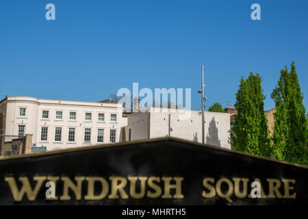 London UK 3 mai 2018 de cliniques juridiques tout au long de mai à Black Archives culturelles qui est situé sur Windrush Square à Brixton pour ceux touchés par le scandale. migration Windrush Credit : Thabo Jaiyesimi/Alamy Live News Banque D'Images