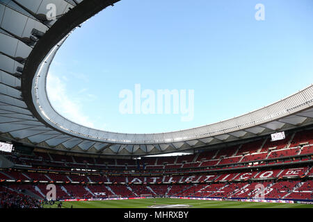 Madrid, Madrid, Espagne. 3 mai, 2018. Une vue générale de la Wanda stade avant l'UEFA Europa League Semi finale deuxième match de jambe entre Atletico de Madrid et Arsenal FC a commencé au stade de Wanda Metropolitano de Madrid, Espagne.Score final : Crédit Manu Haiti/SOPA Images/ZUMA/Alamy Fil Live News Banque D'Images