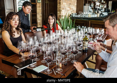 Mexico, hispanique, Centro historico, centre historique, El Balcon del Zocalo, restaurant restaurants restaurants repas café cafés, bar lounge pub, vin ta Banque D'Images