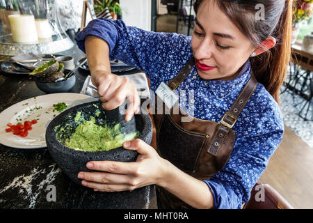 Mexico, hispanique, Centro historico, centre historique, El Balcon del Zocalo, restaurant restaurants restaurants repas café cafés, bar lounge pub, femme f Banque D'Images