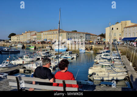 Port, Saint-Martin-de-Re, Ile de Re, France Banque D'Images