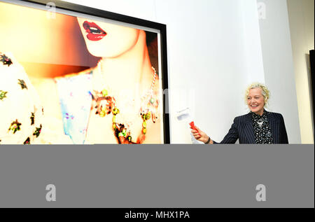 Ellen von Unwerth photographe de mode lors de l'ouverture d'une exposition de plus de 40 de ses photographies, à partir des années 1990 à aujourd'hui à l'Opéra Gallery, Londres. Banque D'Images