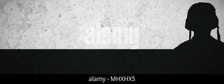 Composite image beau soldat Banque D'Images