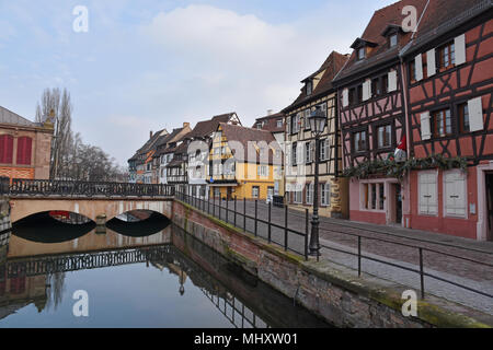 La petite Venise de district à Colmar, France Banque D'Images