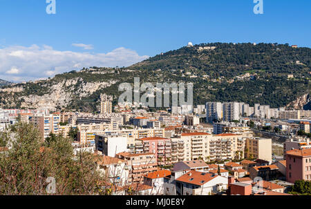 Bâtiments résidentiels à Nice - France Banque D'Images