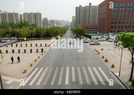 Voir des bâtiments autour de l'Université Xi'an de la technologie qu Jiang Campus Banque D'Images