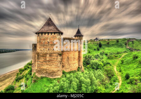 La forteresse de Khotin, Ukraine. Image HDR Banque D'Images