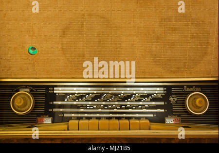 Radio Vintage gramophone-travailler Banque D'Images