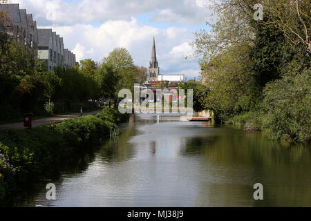 Vues générales du Canal de Chichester dans le West Sussex, Royaume-Uni. Banque D'Images