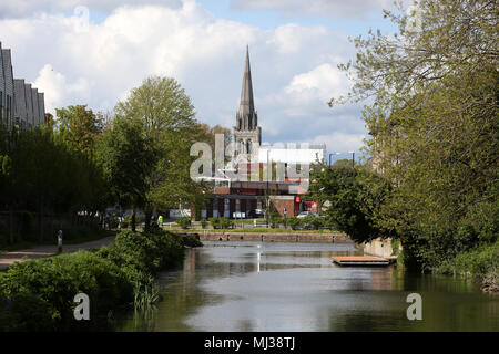 Vues générales du Canal de Chichester dans le West Sussex, Royaume-Uni. Banque D'Images