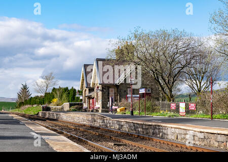 Horton dans Ribblesdale Gare, North Yorkshire, Angleterre. Banque D'Images