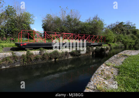 L'Poyntz Chichester Pont sur le Canal de Chichester, West Sussex, UK. Banque D'Images