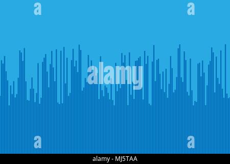 Résumé fond avec des lignes. Onde sonore Illustration de Vecteur
