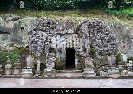 Elephant Cave, Goa Gajah. Banque D'Images